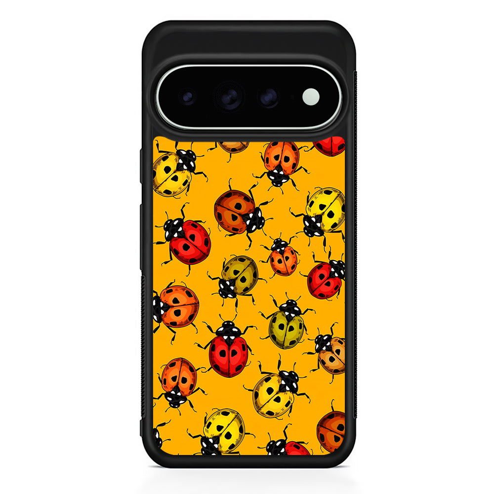 Colorful Ladybugs Pattern Google Pixel 11 Pro XL Case - Custom Design Protective Case