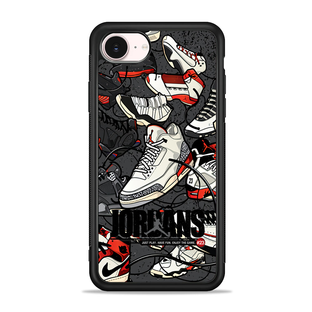 Air Jordan Play and Enjoy The Game iPhone 17e Case - Silicone Case