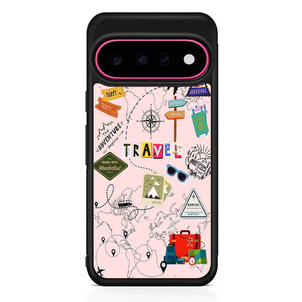 Travel and Adventure Tourism Google Pixel 11 Case | Slim Shockproof Cover