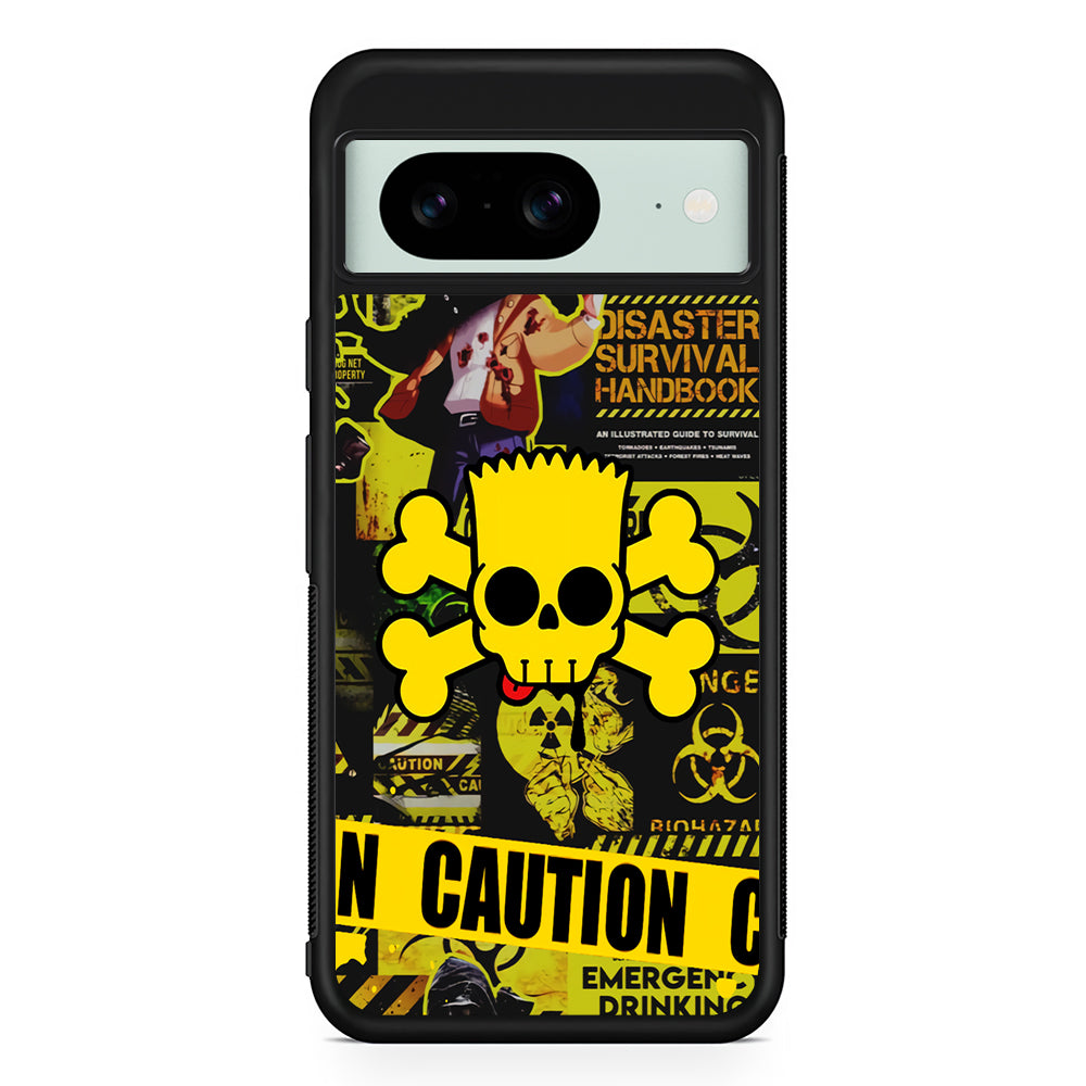 Bart Pirate Emergency Survival Google Pixel 8 Case | Durable Protective Cover for Google Pixel 8
