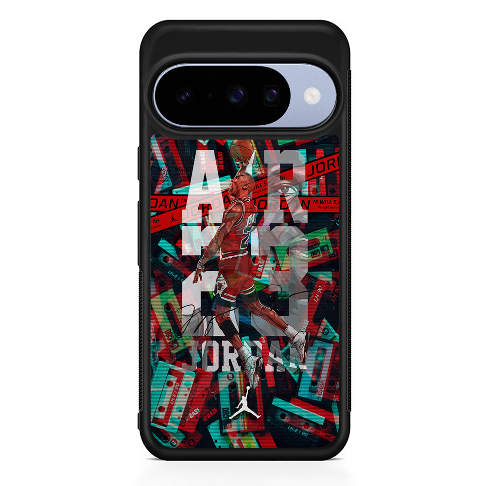 Air Jordan Record The Moment Google Pixel 10 Case | Google Pixel 10 Rubber Protective Case