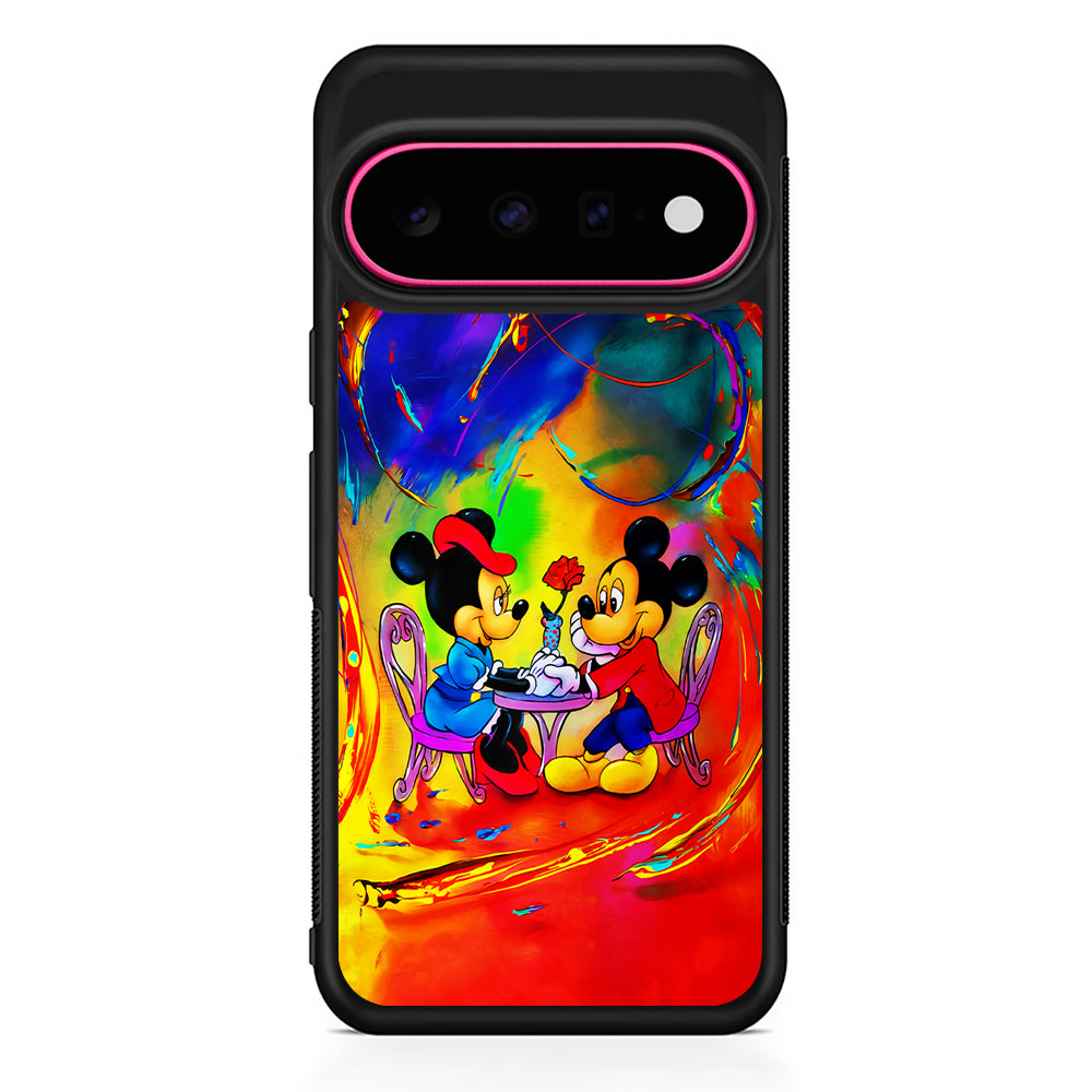 Mickey and Minnie Valentines Day Google Pixel 11 Case | Slim Shockproof Cover