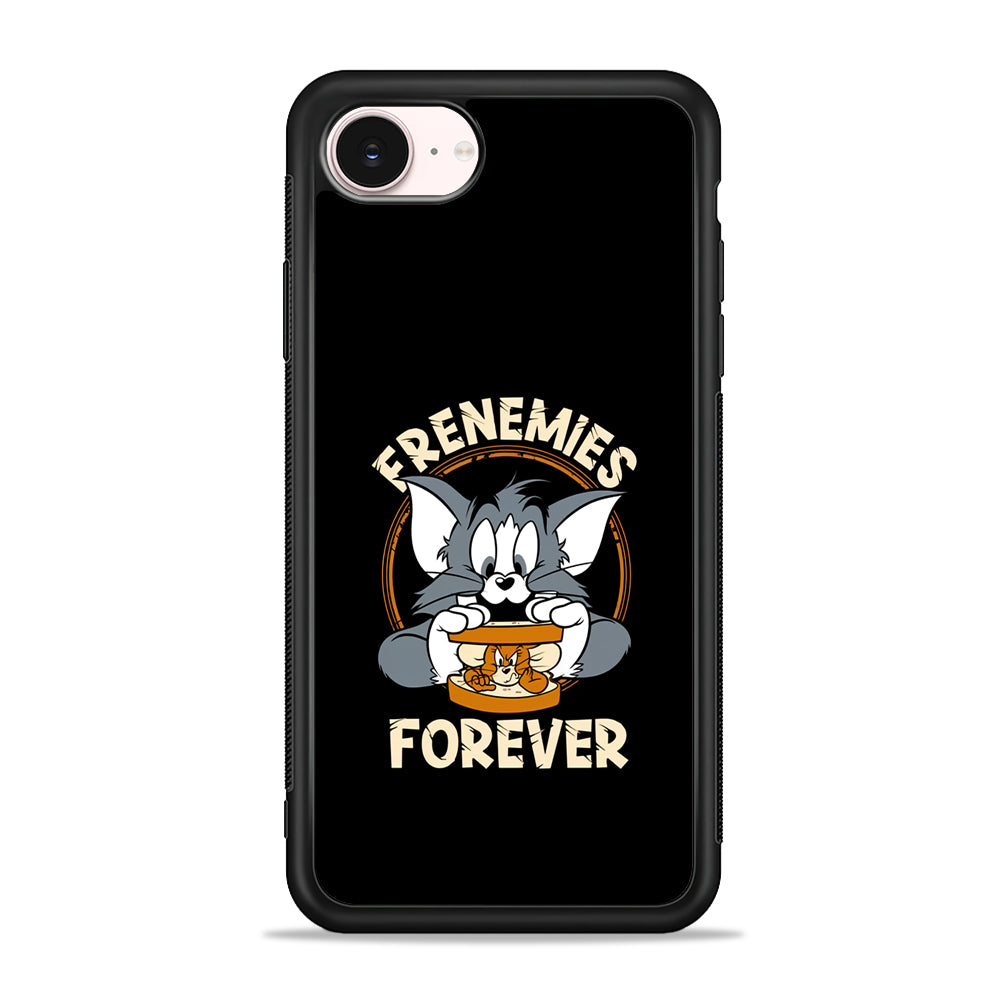 Tom and Jerry Frenemies Forever iPhone 17e Case - Silicone Case