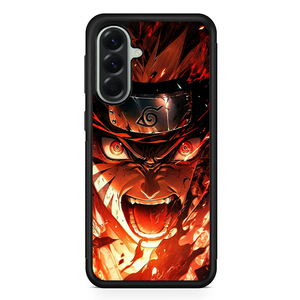 Naruto Uzumaki Goes Berserk Samsung Galaxy A56 Case | Samsung Galaxy A56 Protective Rubber Case