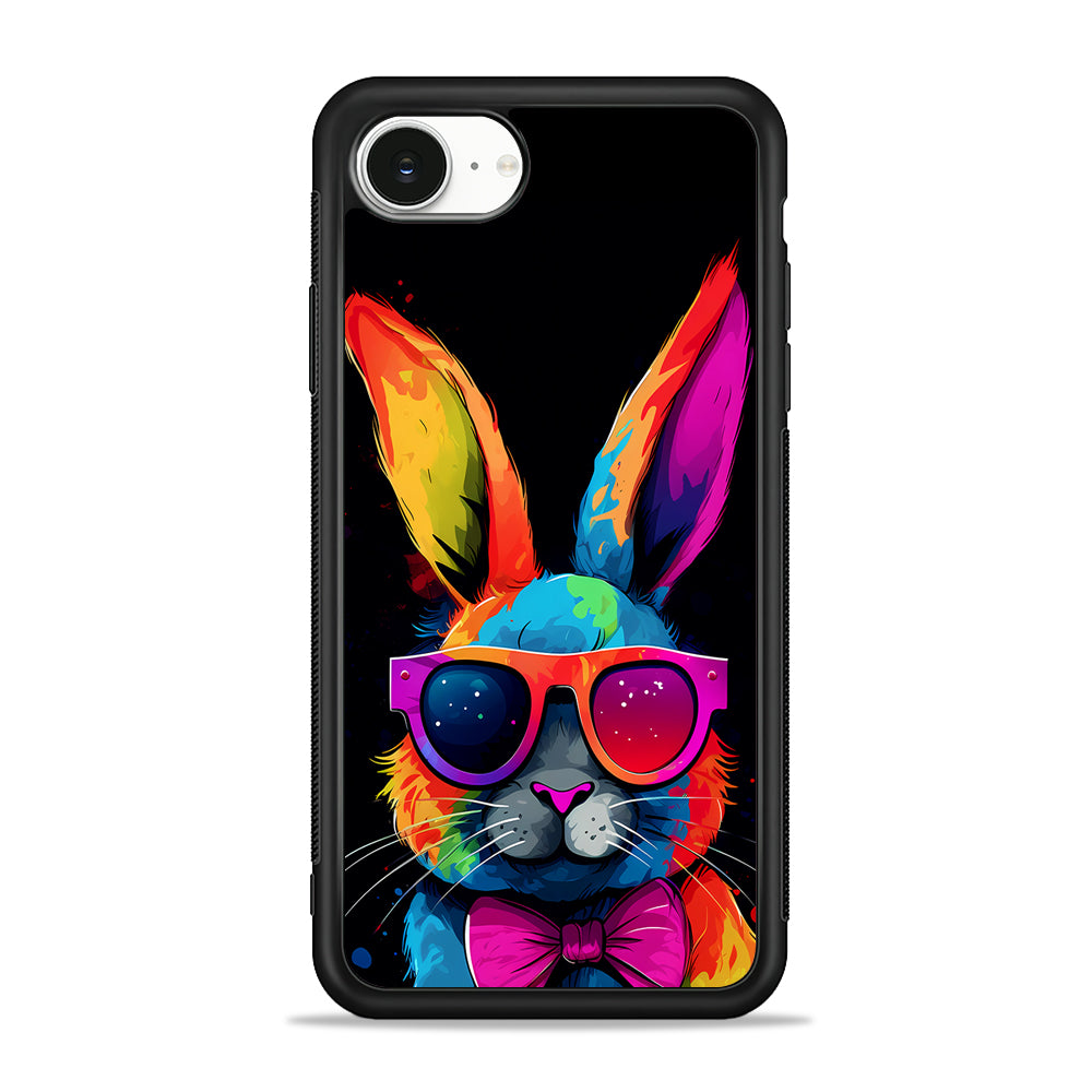 Cool Bunny With Sunglasses iPhone 16e Case | Protective Phone Cover