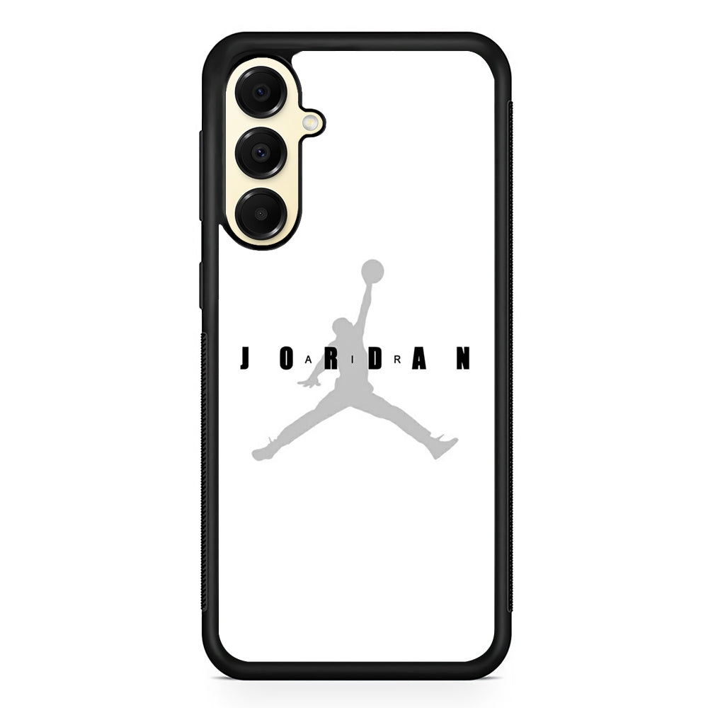 Air Jordan Pearl White Samsung Galaxy A16 Case | Slim Rubber Case for Samsung Galaxy A16