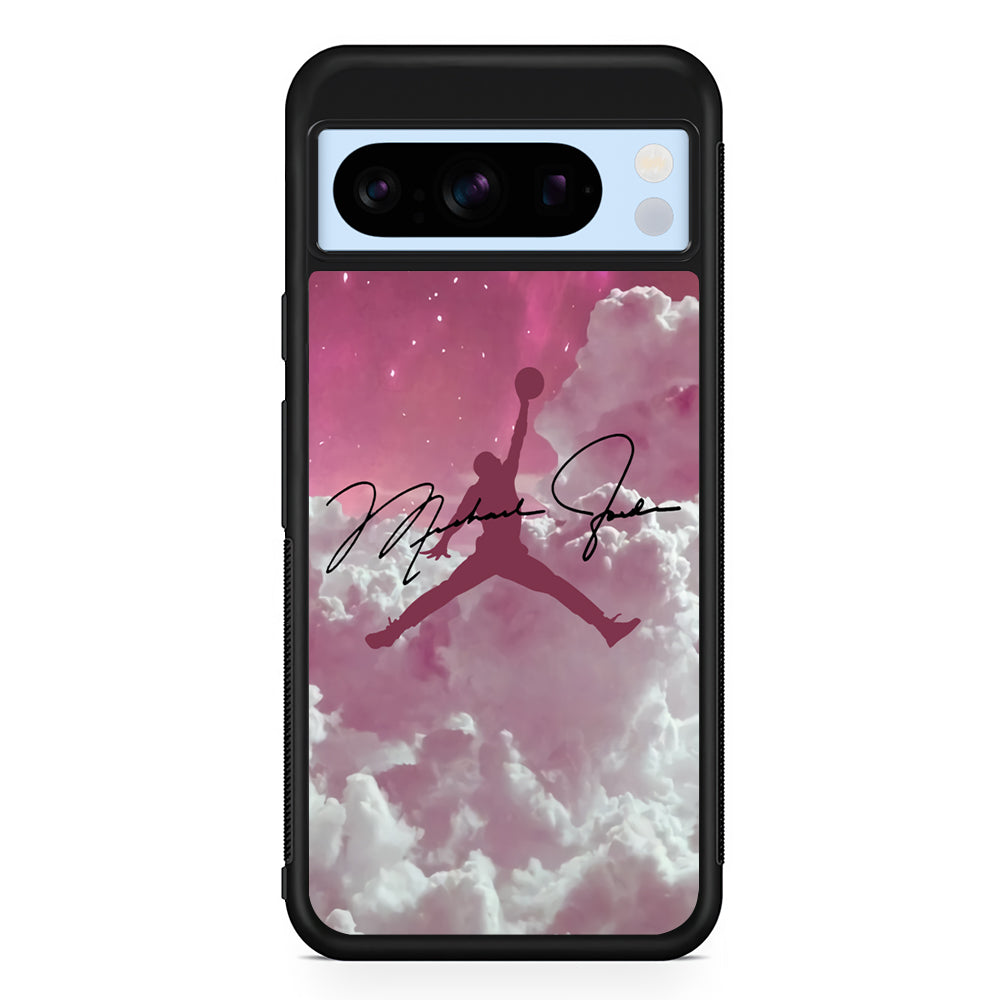 Air Jordan Signature Art of Aesthetic Aurora Google Pixel 8 Pro Case | Slim Protective Cover
