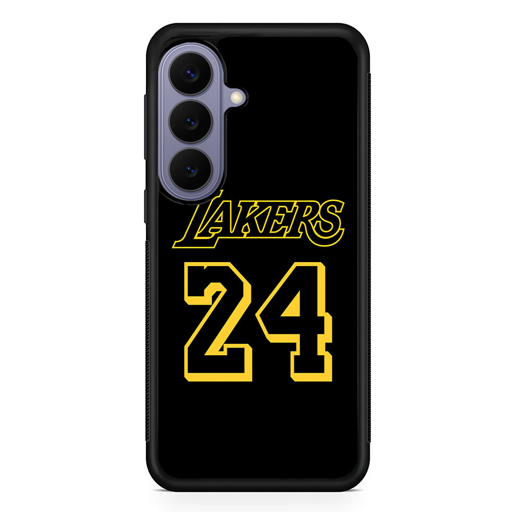 Kobe Bryant Lakers 24 Samsung Galaxy S26 Case | Durable Rubber Case for Samsung Galaxy S26