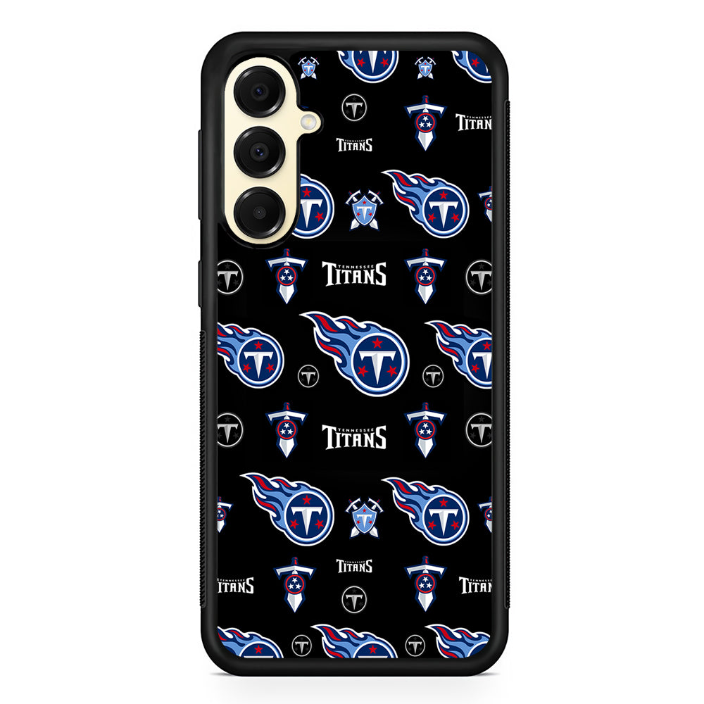 NFL Tennessee Titans Pattern Samsung Galaxy A16 Case | Slim Rubber Samsung Galaxy A16 Case