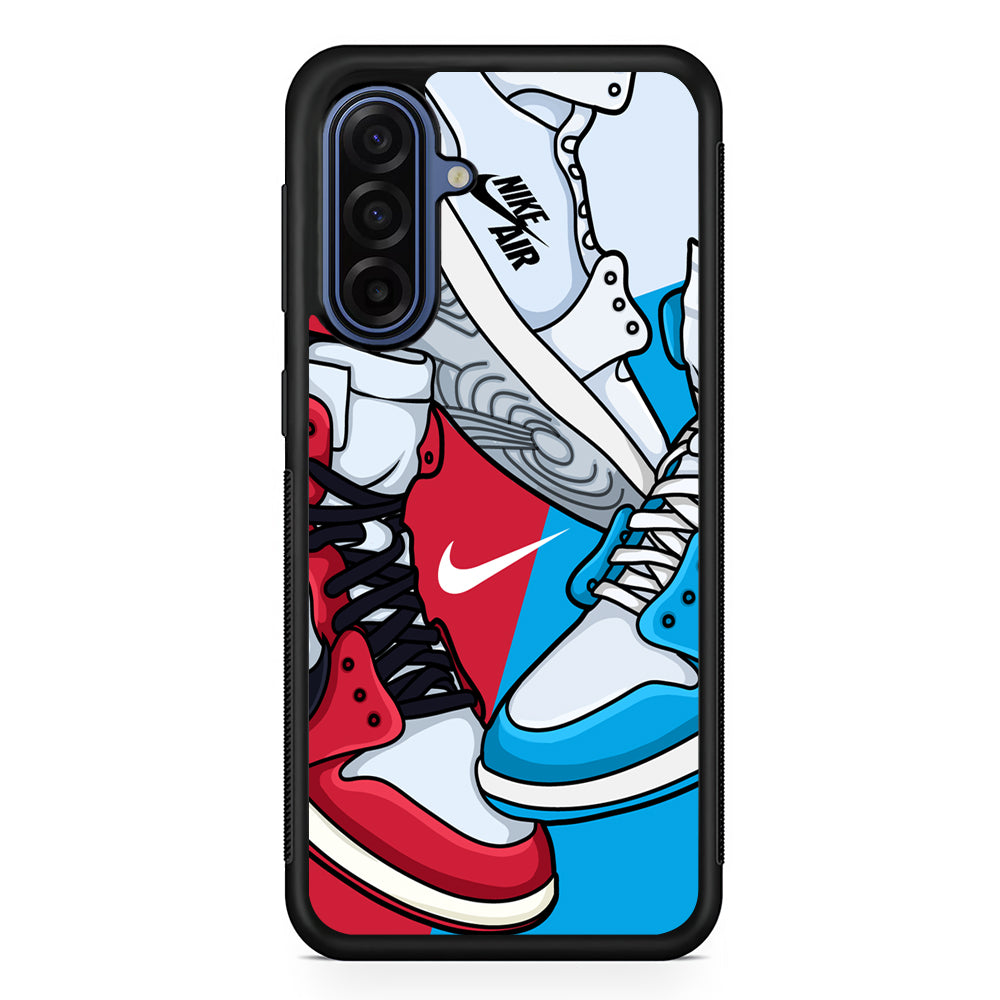 Nike Sneak Shoes Samsung Galaxy A17 Case | Samsung Galaxy A17 Protective Rubber Case