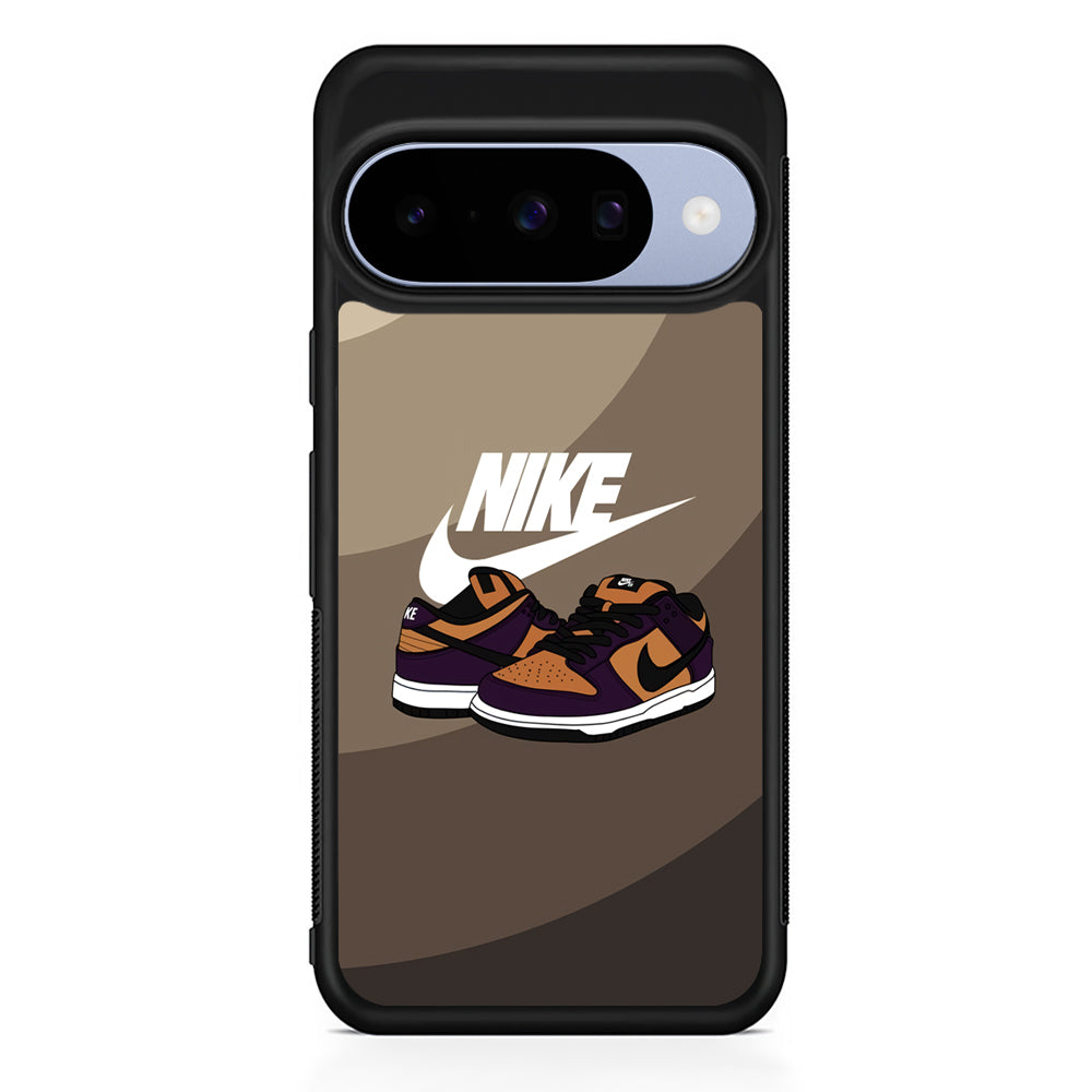 Nike Purple in Brown Layer Google Pixel 10 Case | Google Pixel 10 Rubber Protective Case