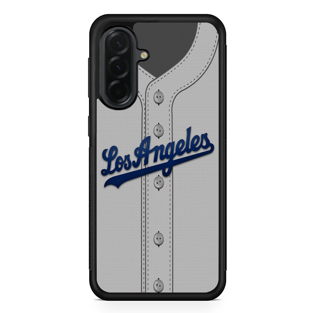 MLB Los Angeles Dodgers Jersey Samsung Galaxy A36 Case | Protective Rubber Cover