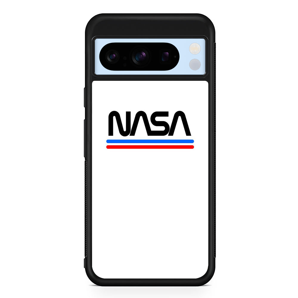 Nasa White Stripe Google Pixel 8 Pro Case | Slim Protective Cover
