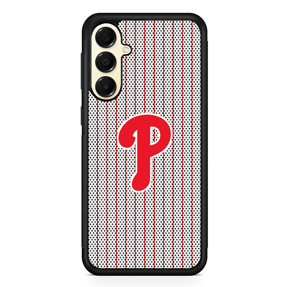 MLB Philadelphia Phillies Team Samsung Galaxy A16 Case | Slim Rubber Samsung Galaxy A16 Case