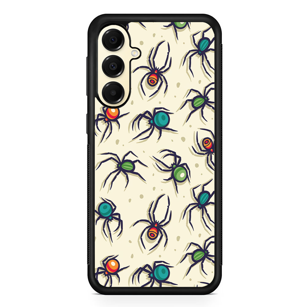 Colorful Spider Collection Samsung Galaxy A16 Case | Slim Rubber Samsung Galaxy A16 Case
