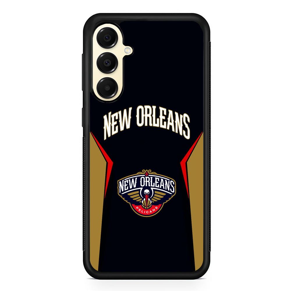 NBA New Orleans Pelicans Jersey Samsung Galaxy A16 Case | Slim Rubber Samsung Galaxy A16 Case