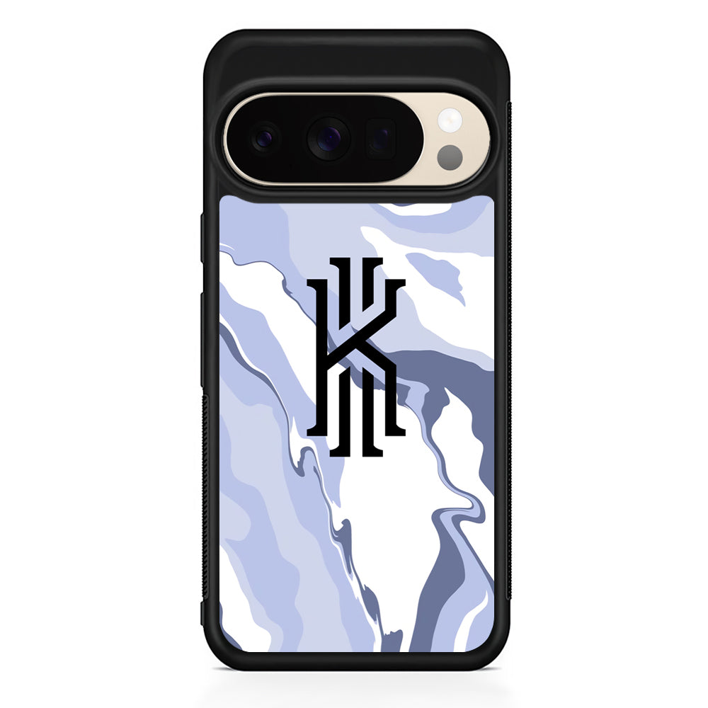 Kyrie Irving Marble Blue Vibes Google Pixel 10 Pro XL Case | Slim Google Pixel 10 Pro XL Protective Case
