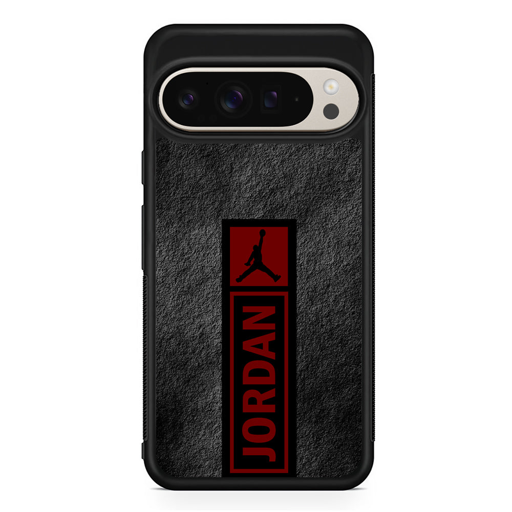 Air Jordan Grey Abstract Google Pixel 9 Pro Case | Slim Protective Cover