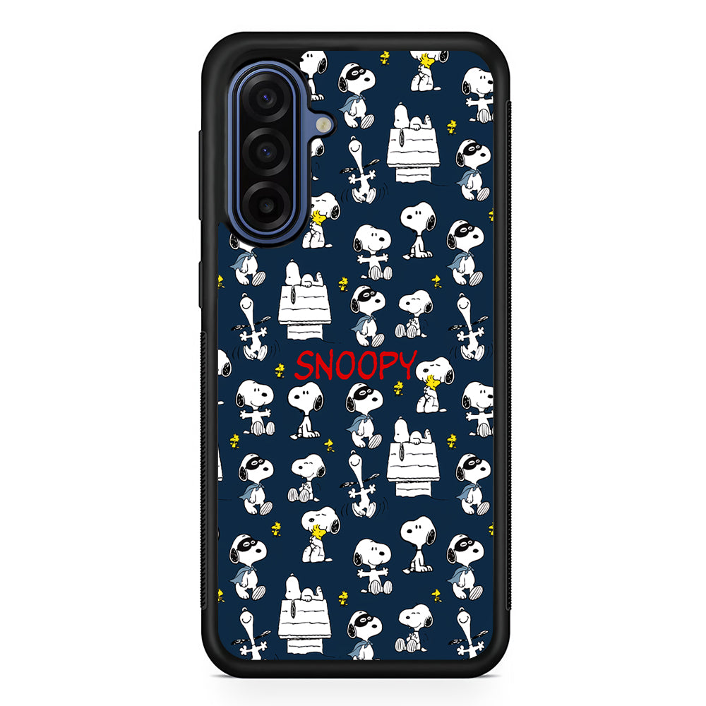 Snoopy All Activity Samsung Galaxy A17 Case | Slim Protective Phone Cover