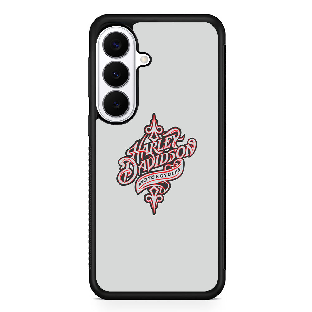 Harley Davidson Soft Grey Samsung Galaxy S26 Plus Case | Stylish Protective Cover for Samsung Galaxy S26 Plus