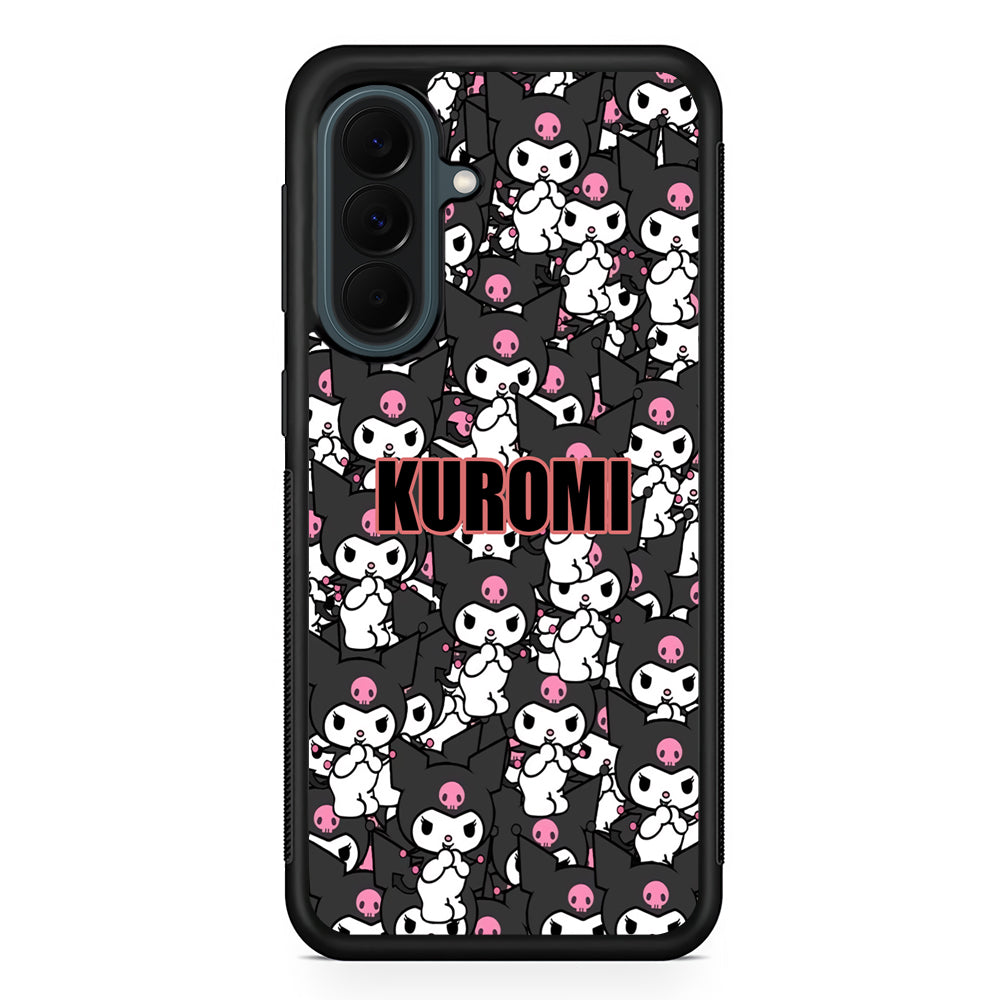 Kuromi Doodle Samsung Galaxy A37 Case | Samsung Galaxy A37 Rubber Phone Case