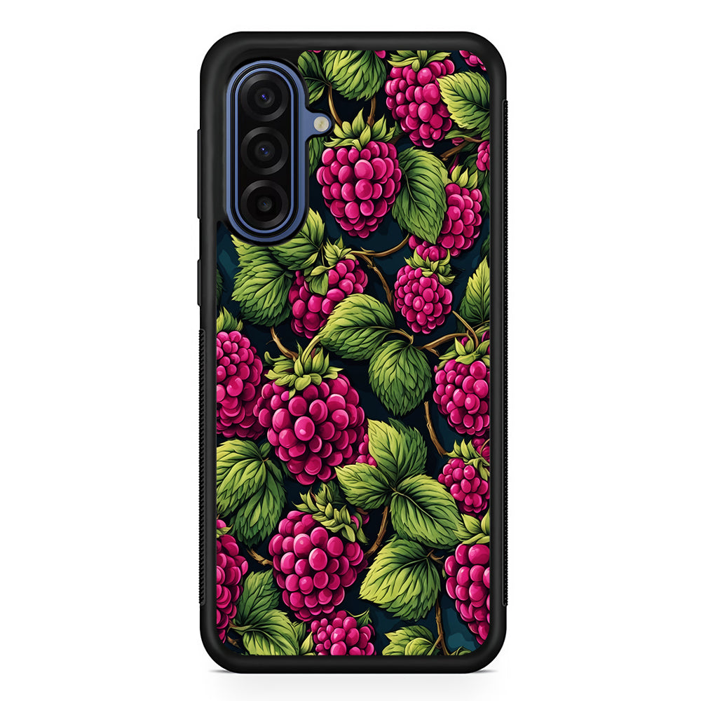 Raspberry Fresh Tropical Fruit Samsung Galaxy A17 Case | Slim Protective Phone Cover