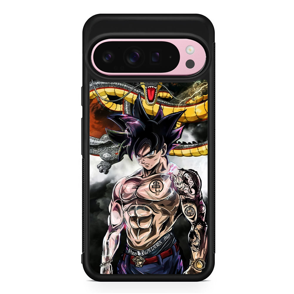 Goku X Shenron Dragon Ball Z Google Pixel 9 Pro XL Case | Protective Cover
