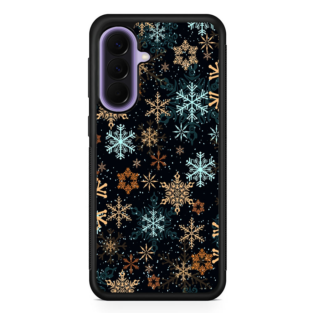 Snowflakes Winter Samsung Galaxy A57 Case | Slim Samsung Galaxy A57 Rubber Case