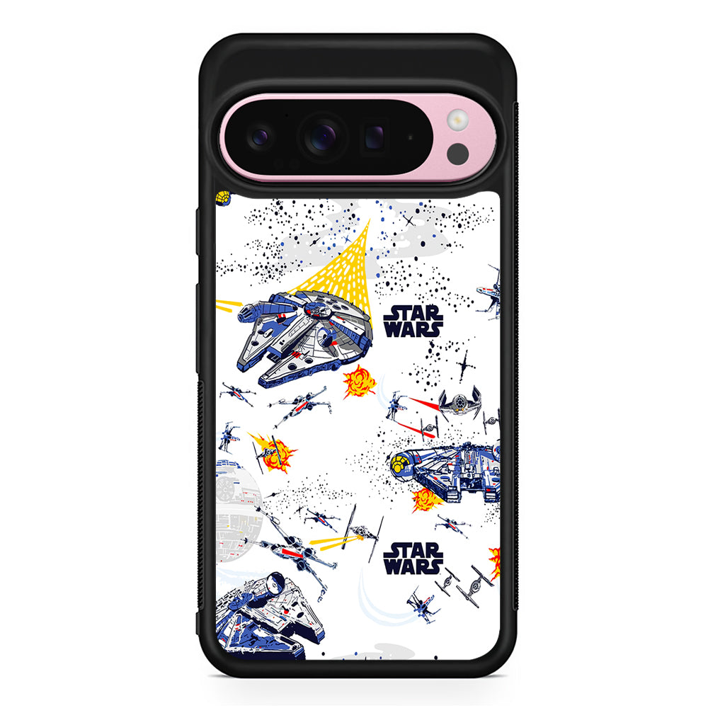 Star Wars Aircraft on Galaxy Google Pixel 9 Pro XL Case | Protective Cover