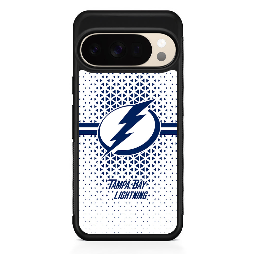 NHL Tampa Bay Lightning Triangle Google Pixel 10 Pro XL Case | Slim Google Pixel 10 Pro XL Protective Case