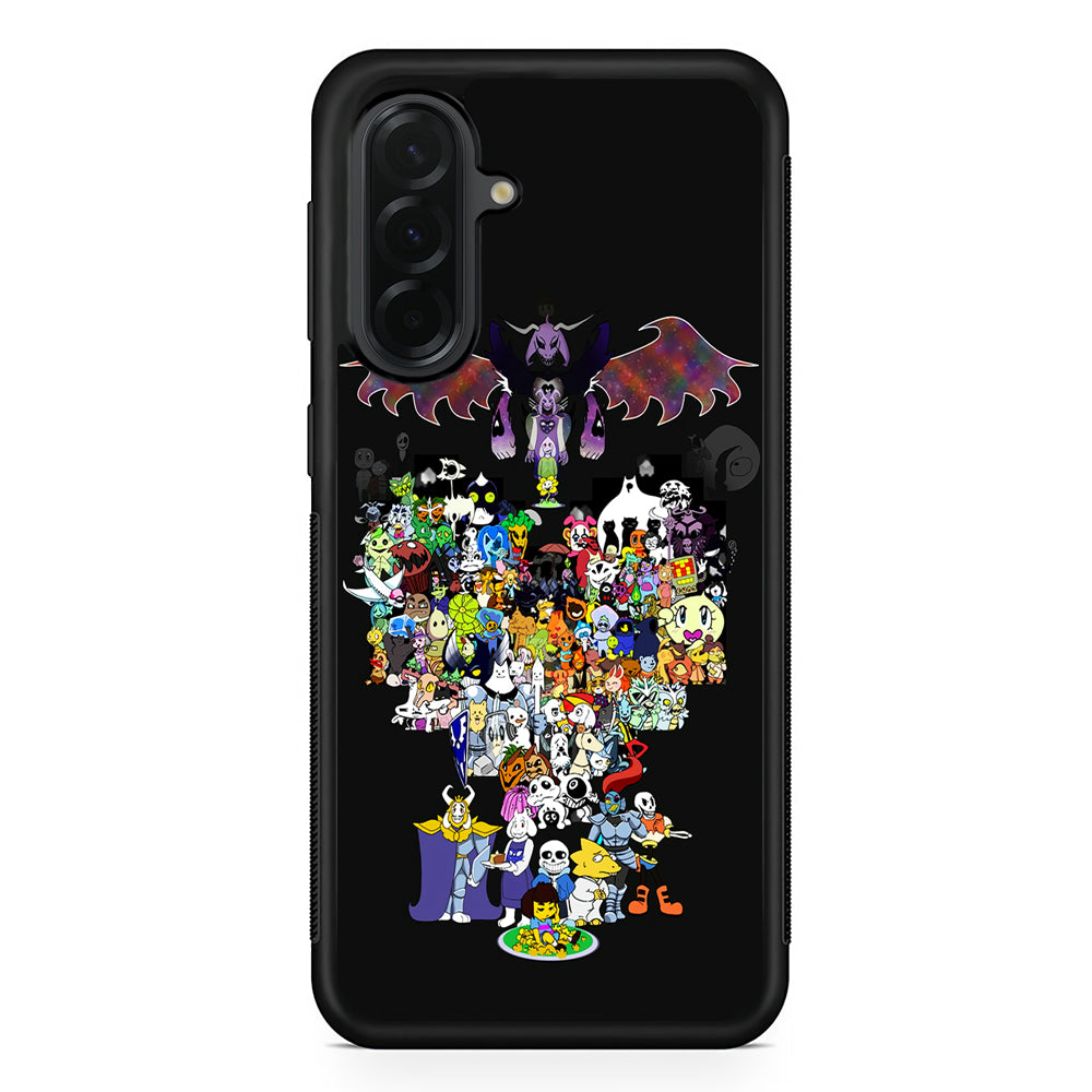 Undertale All Characters Samsung Galaxy A36 Case | Protective Rubber Cover