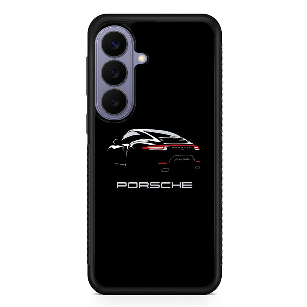 Porsche Black Edition Samsung Galaxy S26 Case | Lightweight Samsung Galaxy S26 Phone Case
