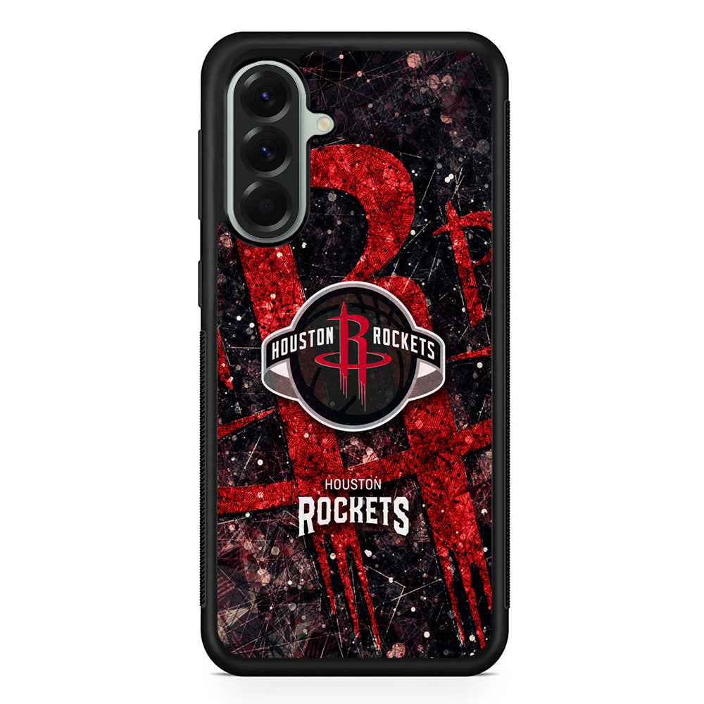 NBA Houston Rockets Glory Samsung Galaxy A56 Case | Samsung Galaxy A56 Protective Rubber Case