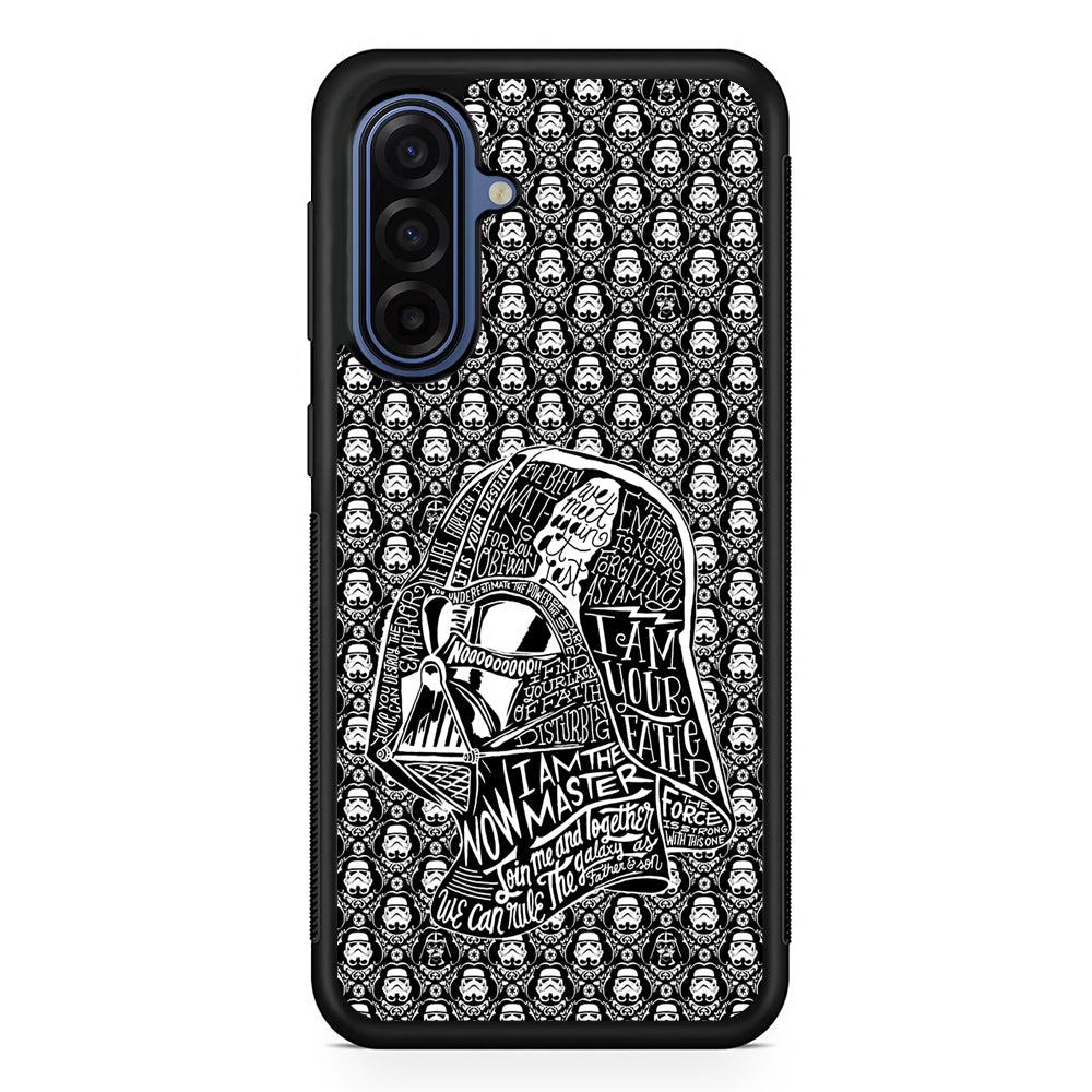 Star Wars Dart Vader Pattern Samsung Galaxy A17 Case | Slim Protective Phone Cover