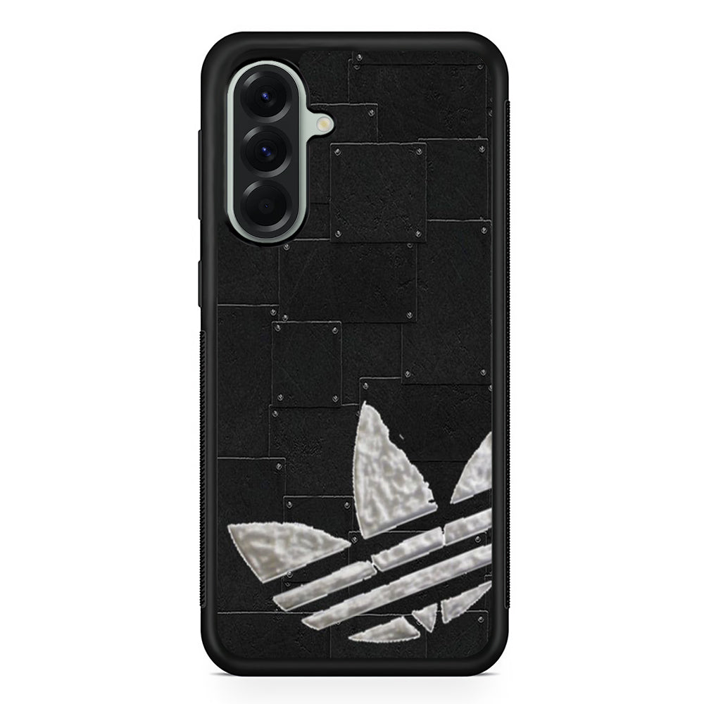 Adidas Metal Skin Logo Samsung Galaxy A56 Case | Samsung Galaxy A56 Rubber Protective Case