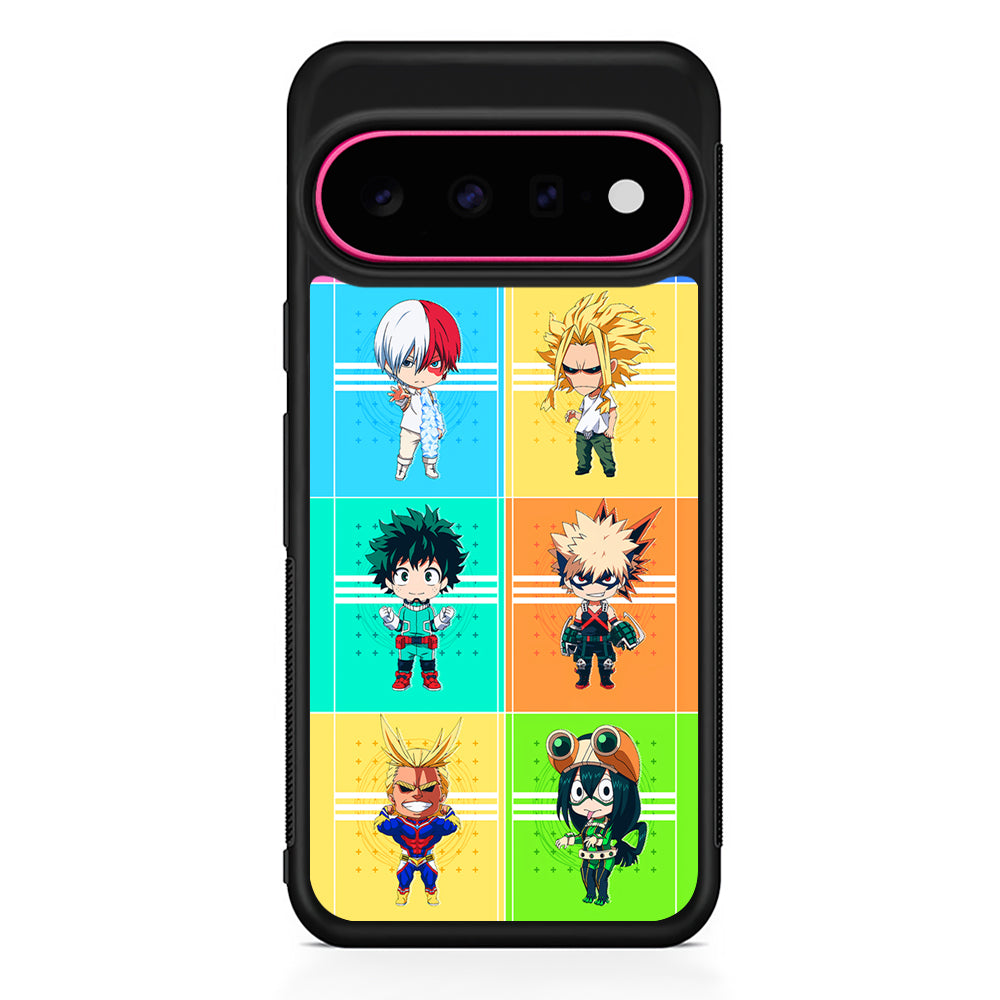 My Hero Academia Characters Chibi Google Pixel 11 Case | Slim Shockproof Cover