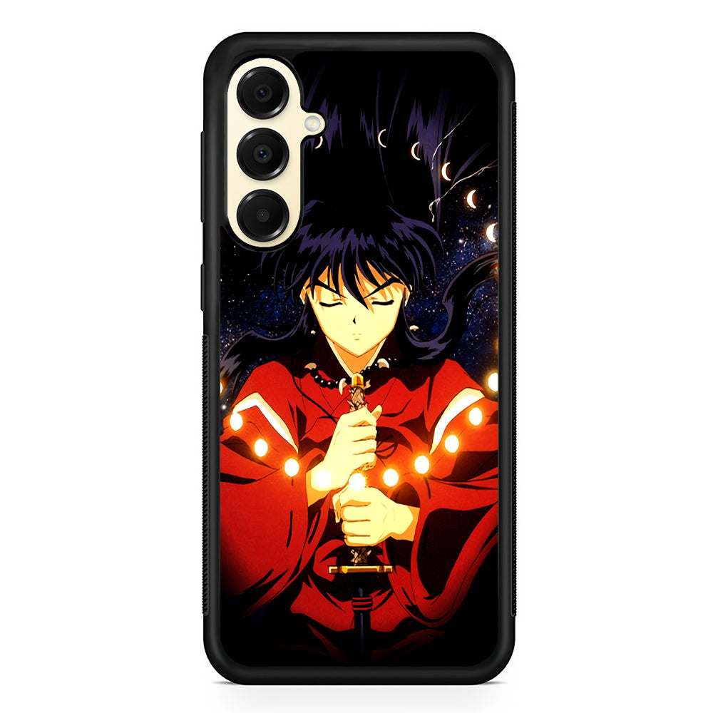 Inuyasha Moon Phases Samsung Galaxy A16 Case | Slim Rubber Samsung Galaxy A16 Case