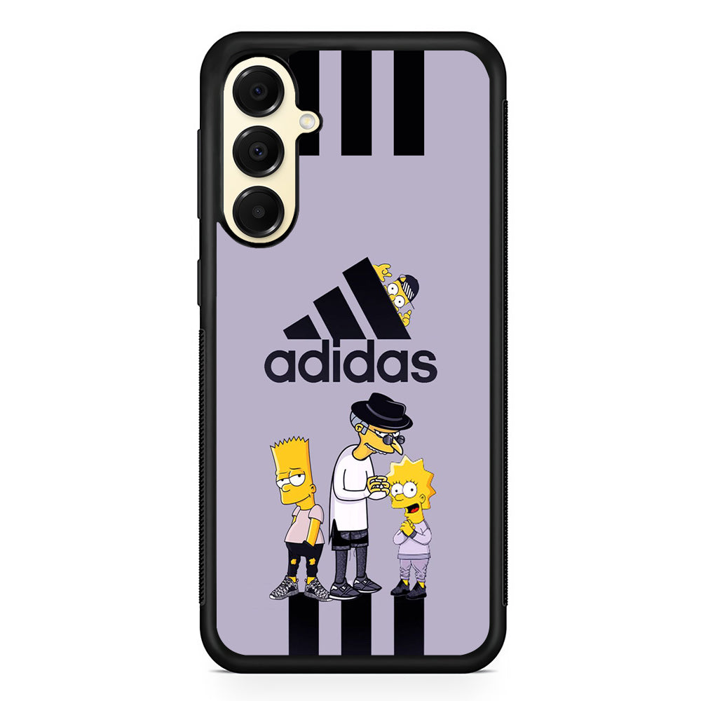 Adidas Simpson Team Samsung Galaxy A16 Case | Slim Rubber Case for Samsung Galaxy A16