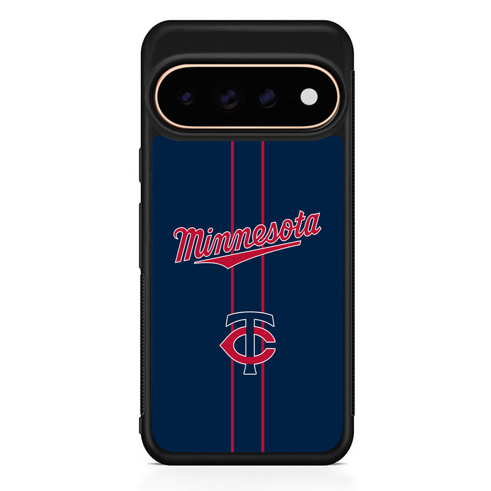 MLB Minnesota Twins Red Line Google Pixel 11 Pro Case - Stylish Protective Phone Case