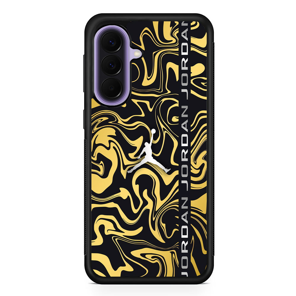 Air Jordan The Golden Movement Samsung Galaxy A57 Case | Slim Samsung Galaxy A57 Rubber Case