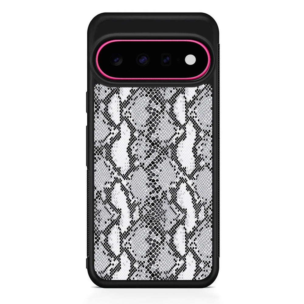 White Snake Skin Pattern Google Pixel 11 Case | Slim Shockproof Cover