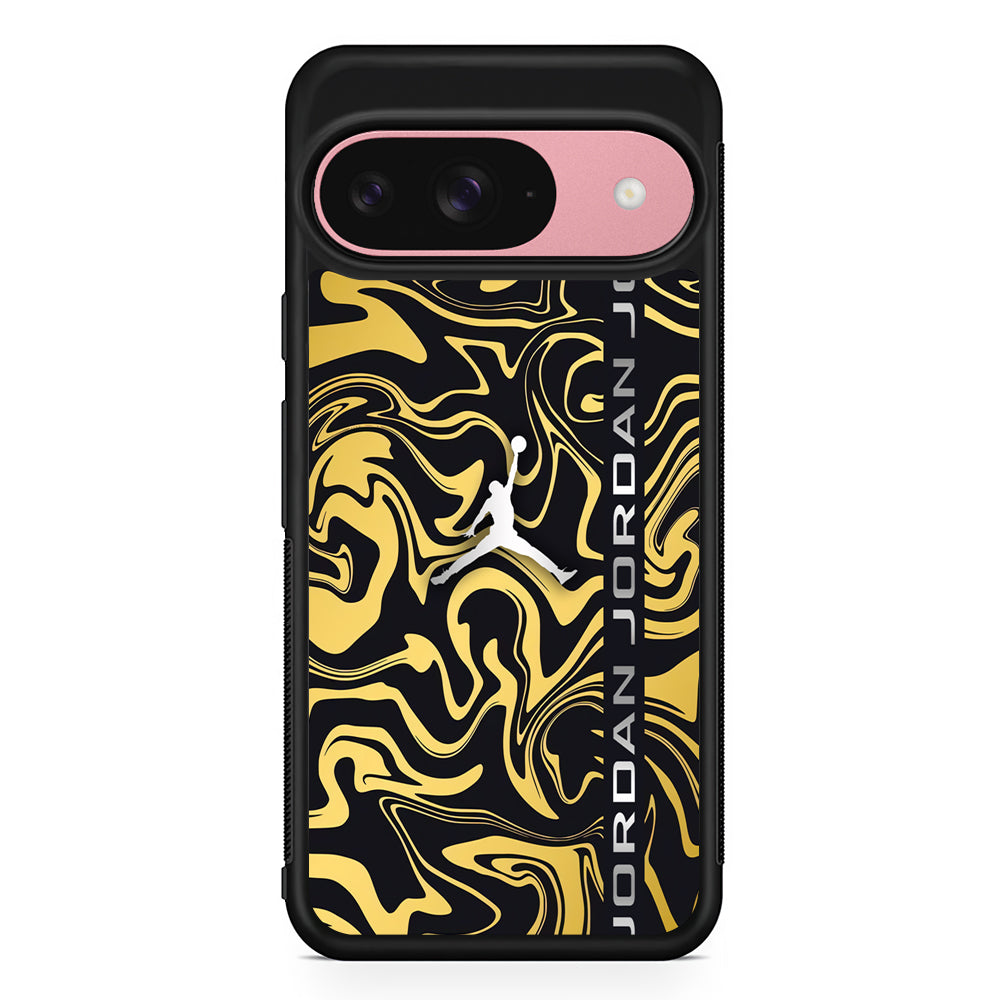 Air Jordan The Golden Movement Google Pixel 9 Case | Google Pixel 9 Protective Rubber Case