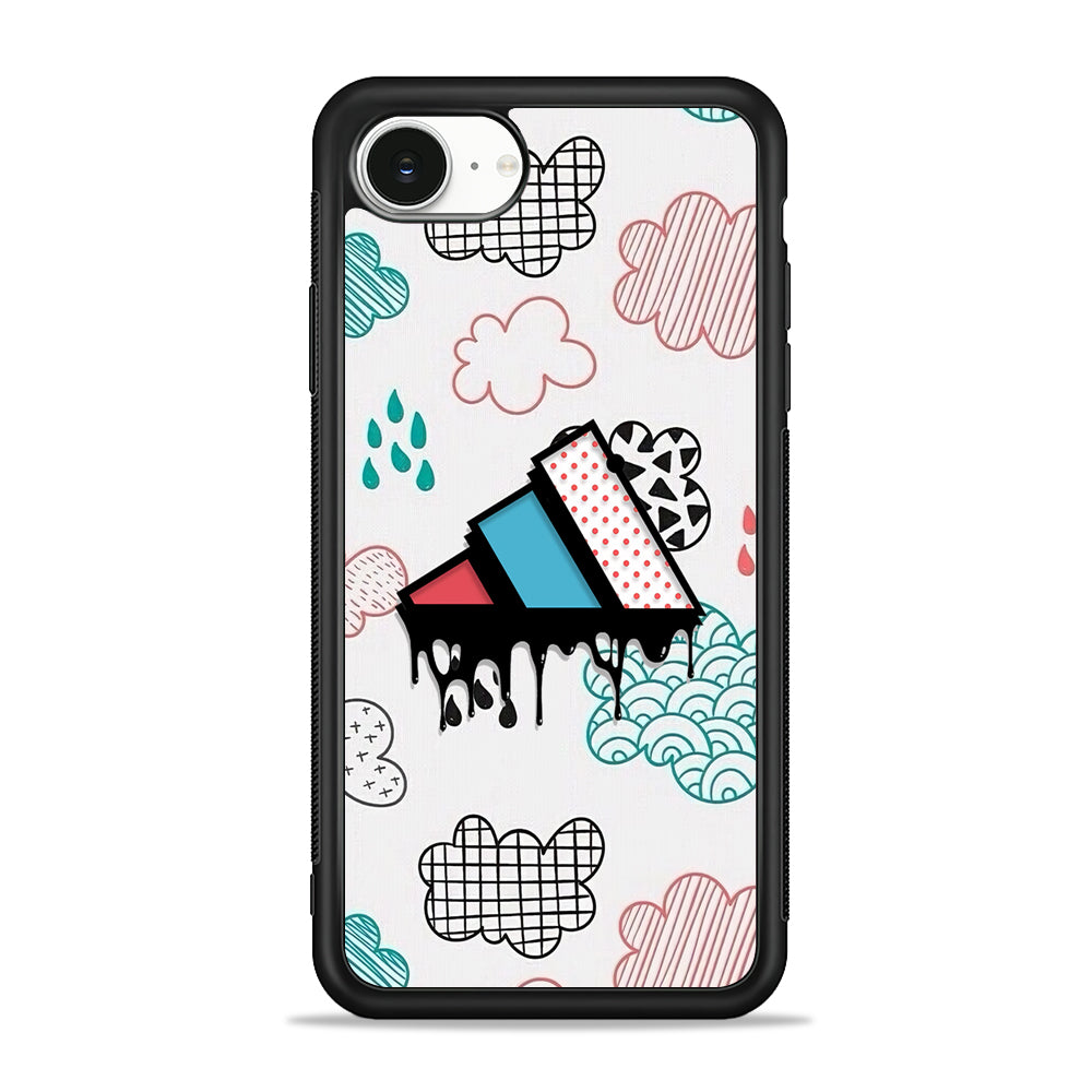 Adidas Clouds Art iPhone 16e Case - Slim Silicone Case
