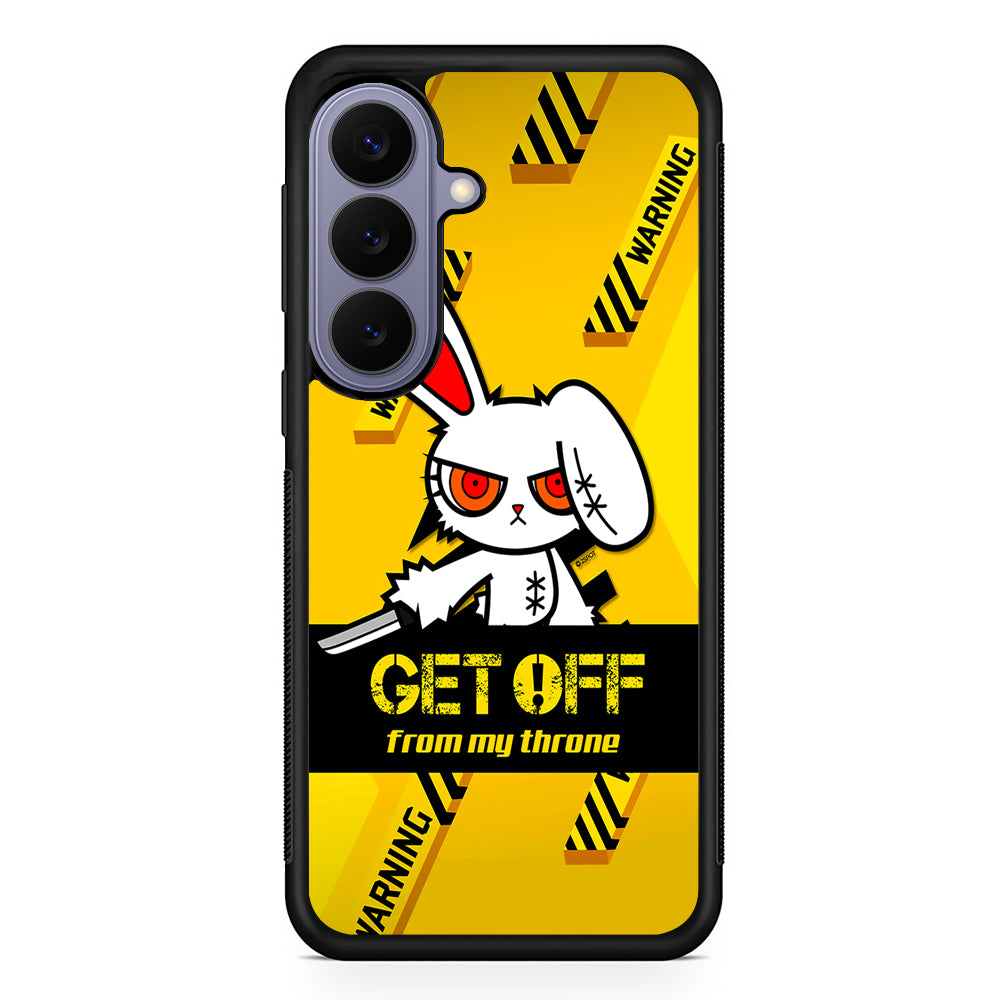 Angry Bunny Throne Samsung Galaxy S26 Case | Durable Rubber Case for Samsung Galaxy S26
