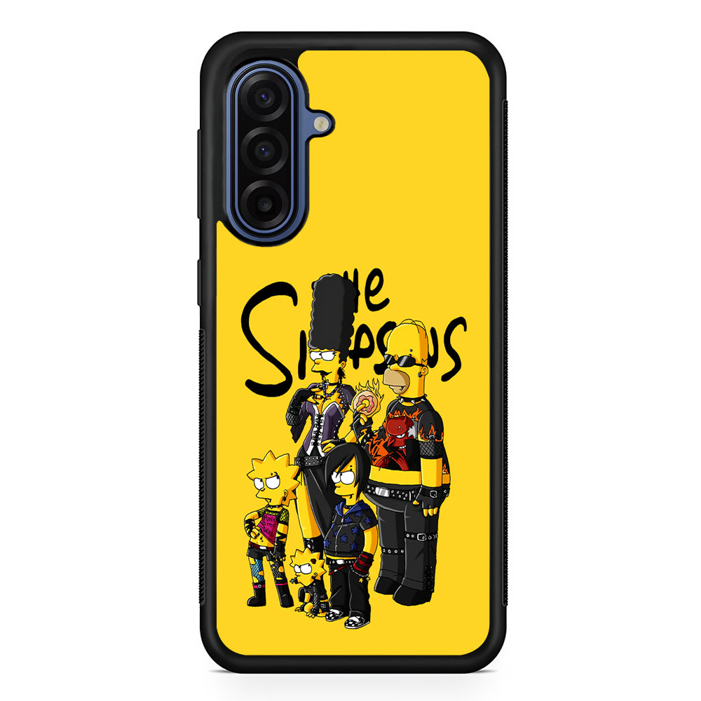 Simpsons Rock n' Roll Family Samsung Galaxy A17 Case | Slim Protective Phone Cover