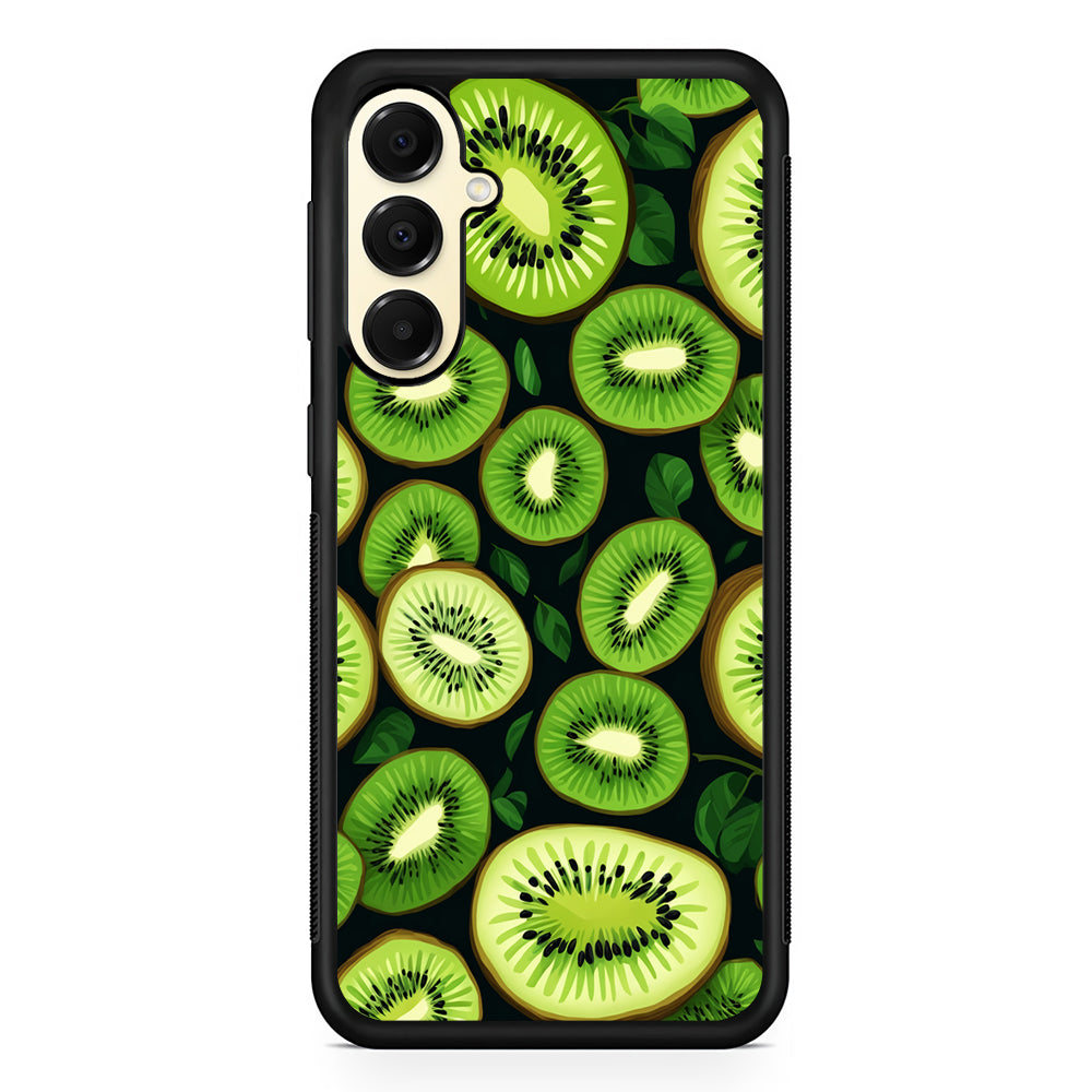 Fresh Organic Kiwi Fruit Samsung Galaxy A16 Case | Slim Rubber Samsung Galaxy A16 Case