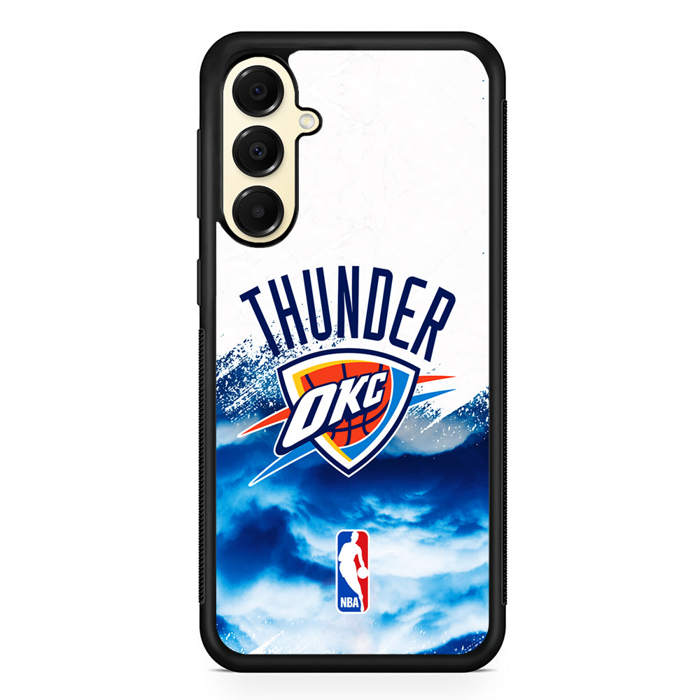 NBA Oklahoma City Thunder Team Samsung Galaxy A16 Case | Slim Rubber Samsung Galaxy A16 Case