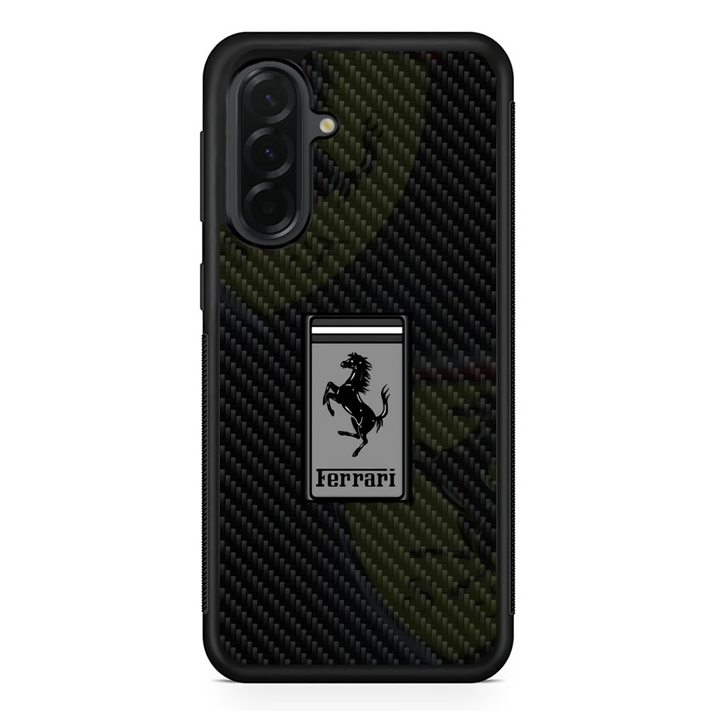 Ferrari Silvery Touch Samsung Galaxy A36 Case | Slim Samsung Galaxy A36 Protective Case