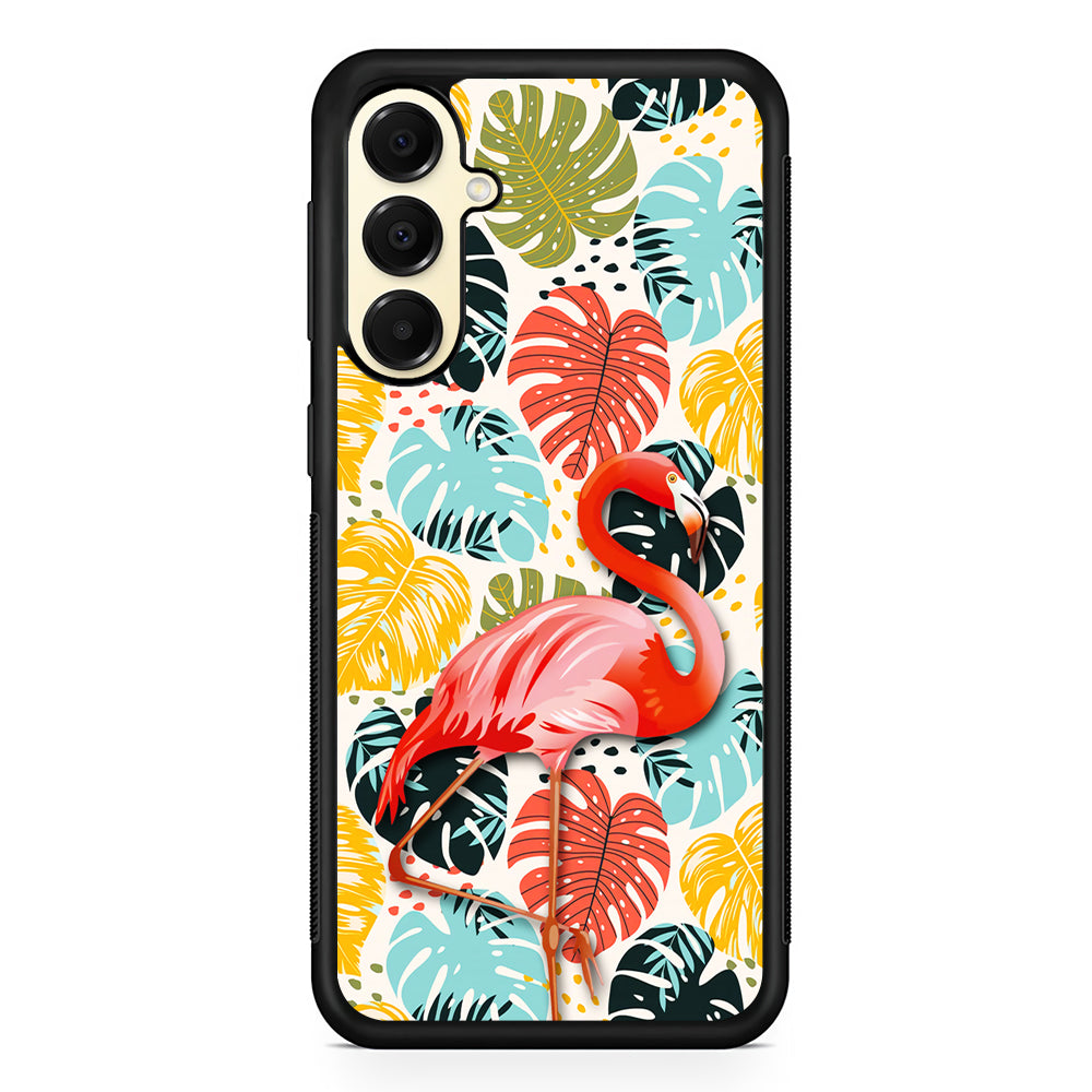 Flamingo Stand in Beauty Samsung Galaxy A16 Case | Slim Rubber Samsung Galaxy A16 Case