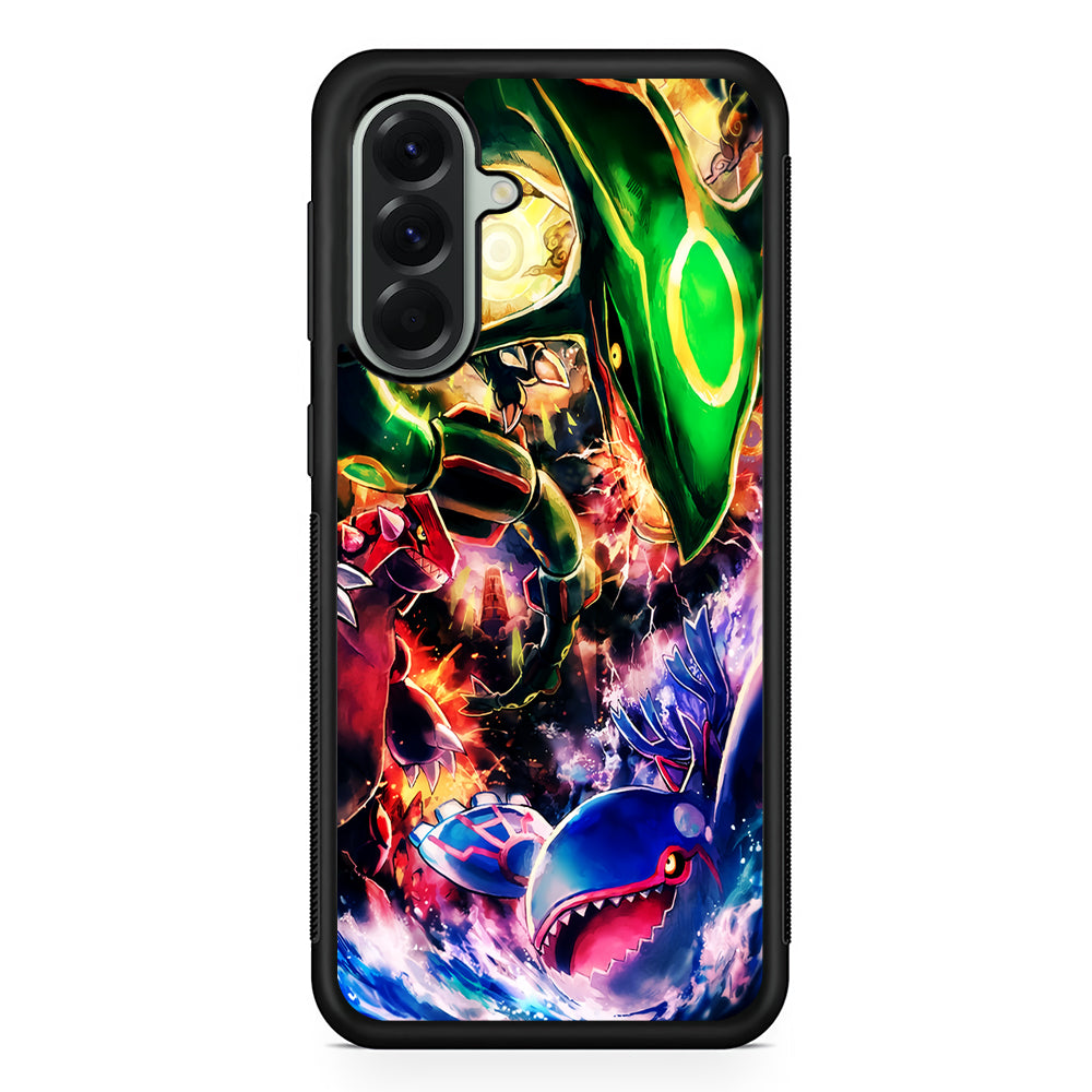 Legendary Pokemon Monsters Trio Samsung Galaxy A56 Case | Samsung Galaxy A56 Protective Rubber Case